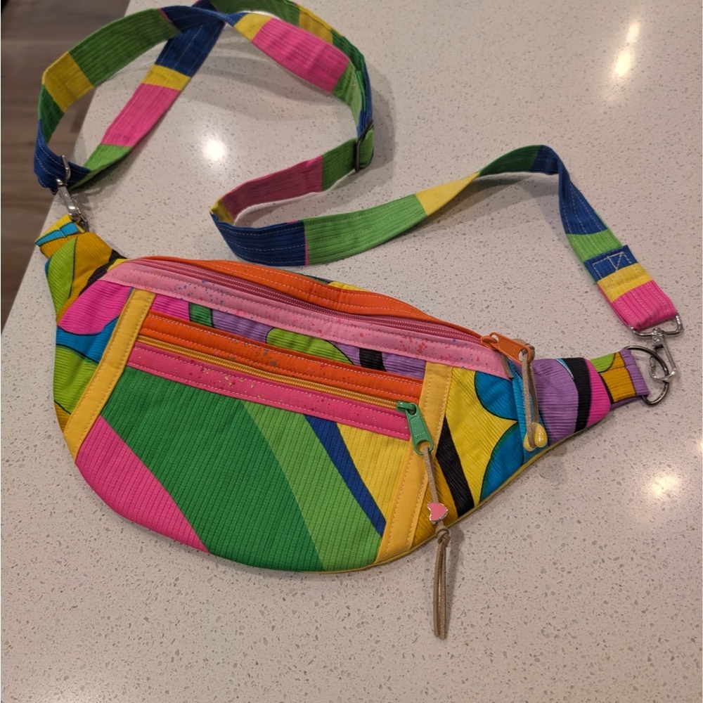 Handmade ! Colorful Women’s Fanny pack or crossbody bag